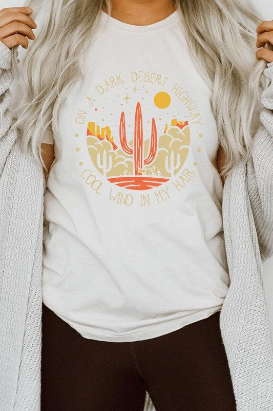Desert Highway Graphic Tee - Three Mad Hatters Mercantile 