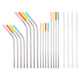 Reusable Metal Straw 20 Pcs Set Kitchen Tool   