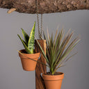 6 Pot Hanging Plant Holder - 3 Piece Set