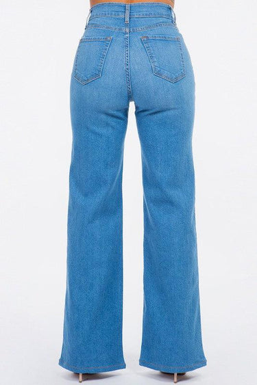 Wide Leg Jean in Light Denim
