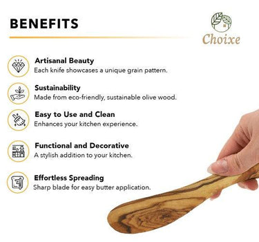 Mediterranean Olive Wood Butter Knife