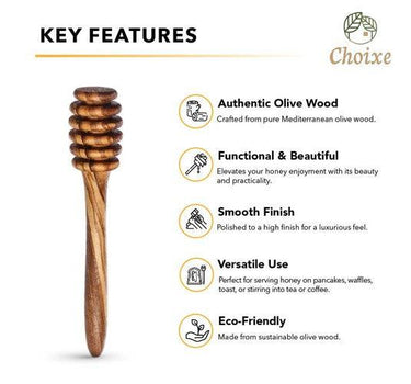 Olive Wood Honey Spoon