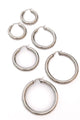 Day to Day Hoop Earrings Set in Silver Accessories   