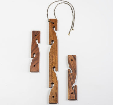 6 Pot Hanging Plant Holder - 3 Piece Set