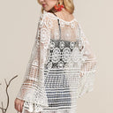 ADORA Front Lace Up Crochet Top