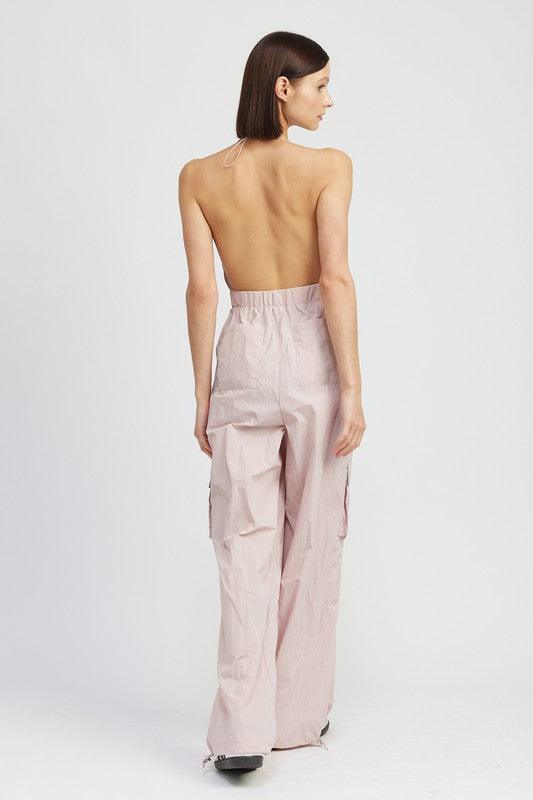Can't Keep Me Here Cargo Jumpsuit - Three Mad Hatters Mercantile 