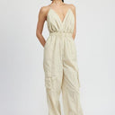 Can't Keep Me Here Cargo Jumpsuit