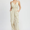 Can't Keep Me Here Cargo Jumpsuit