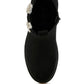 Mothman Faux Fur Detail Chunky Ankle Boots Faux Fur Detail Chunky Ankle Boots   