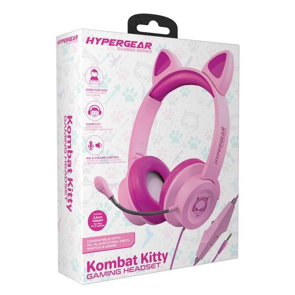 HyperGear Kombat Kitty Kids Gaming Headset - Three Mad Hatters Mercantile 