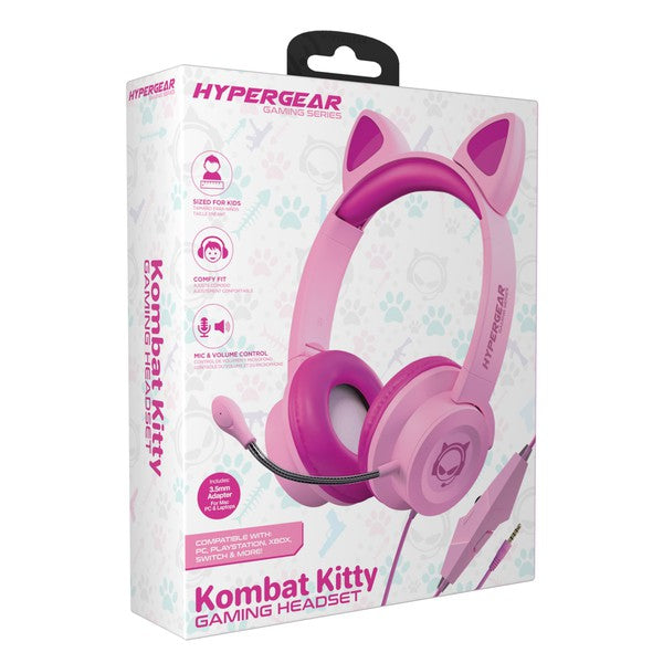 HyperGear Kombat Kitty Kids Gaming Headset Kids Gaming Headset   