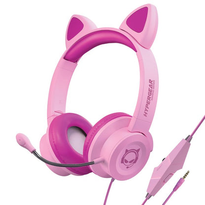 HyperGear Kombat Kitty Kids Gaming Headset Kids Gaming Headset Pink One Size 