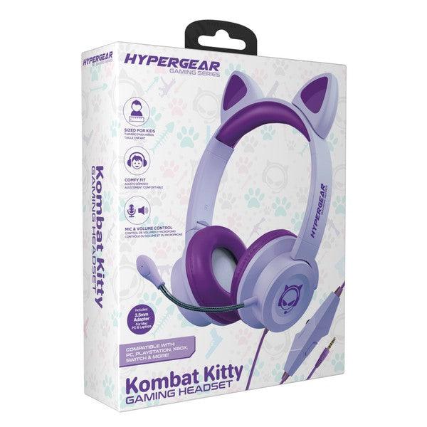 HyperGear Kombat Kitty Kids Gaming Headset - Three Mad Hatters Mercantile 