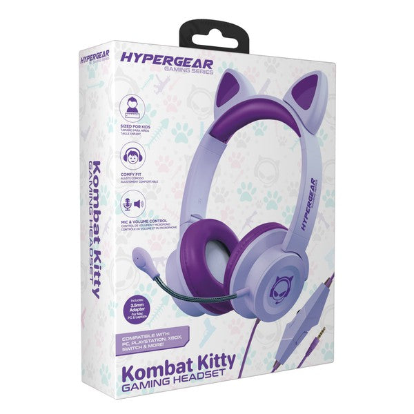 HyperGear Kombat Kitty Kids Gaming Headset Kids Gaming Headset   