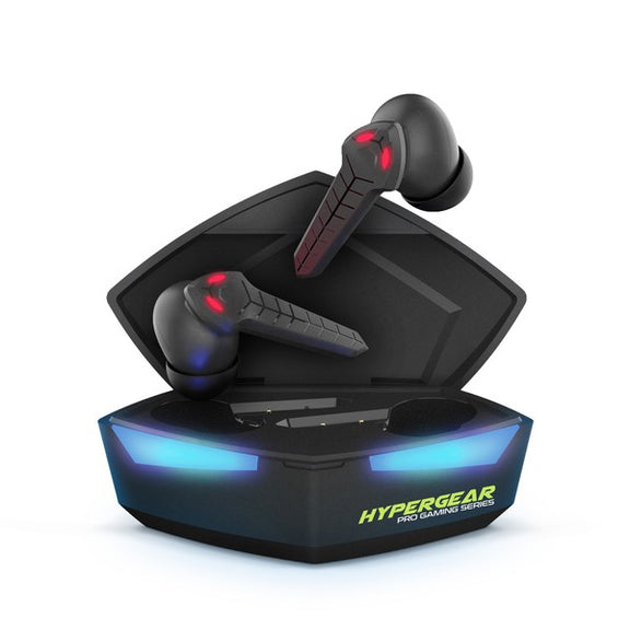 HyperGear CobraStrike True Wireless Gaming Earbuds  Black One Size 