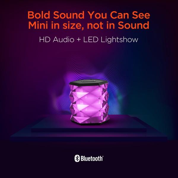 HyperGear LYTE Mini Wireless LED Speaker - Three Mad Hatters Mercantile 