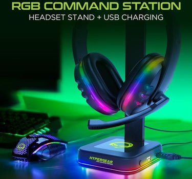HyperGear RGB Command Station Headset Stand