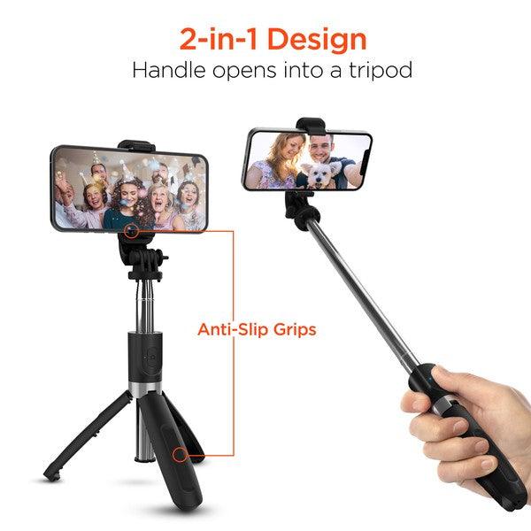 HyperGear SnapShot Wireless Selfie Stick & Tripod - Three Mad Hatters Mercantile 
