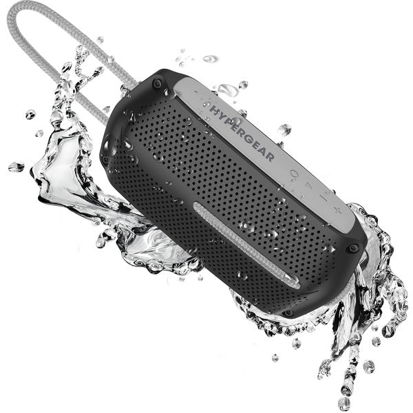 HyperGear Wave Water Resistant Wireless Speaker  Grey One Size 