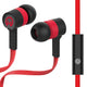 HyperGear Low Ryder Earphones w/Mic 3.5mm  Red One Size 