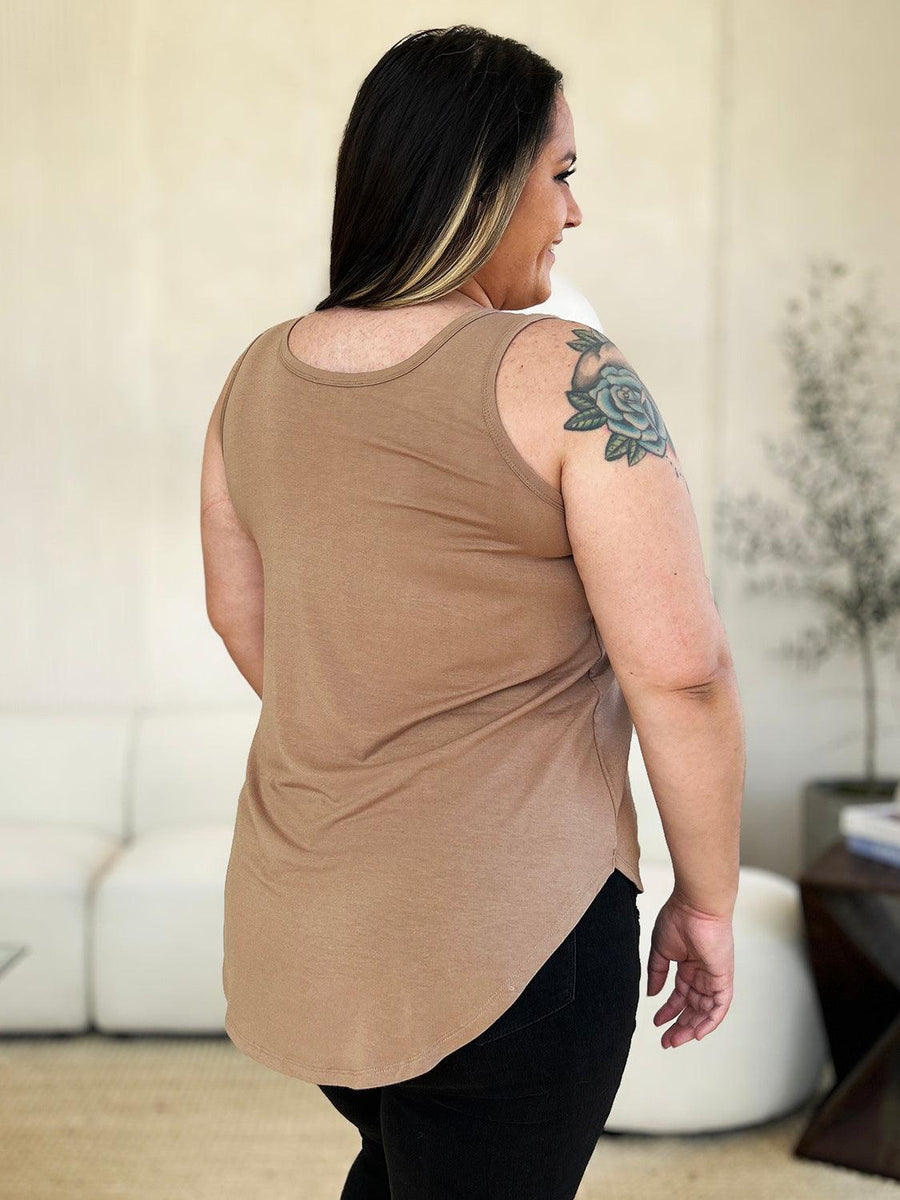 Basic Bae Full Size Round Neck Tank - Three Mad Hatters Mercantile 