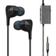 Naztech X1ANC Active Noise Cancelling Earphones  Black One Size 