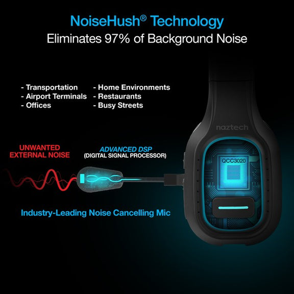 Naztech NXT-700 Xtreme Noise Cancelling Headset    