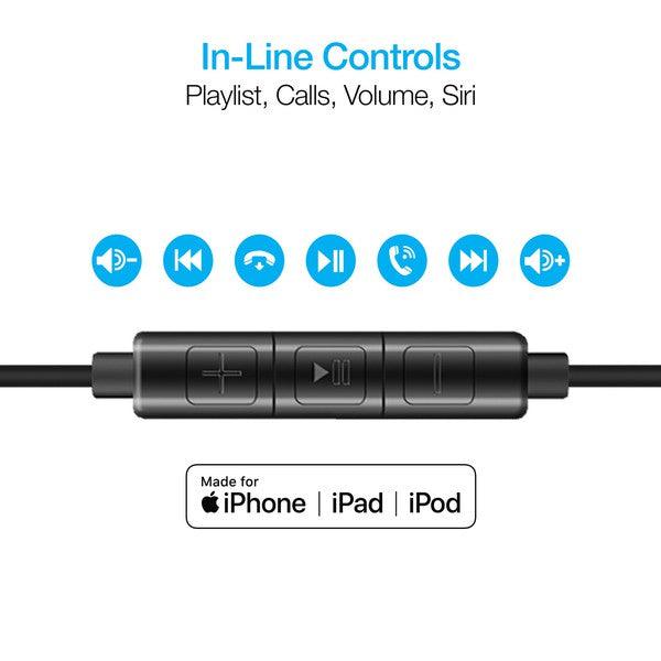 Naztech Platinum High Fidelity Lightning Earbuds - Three Mad Hatters Mercantile 