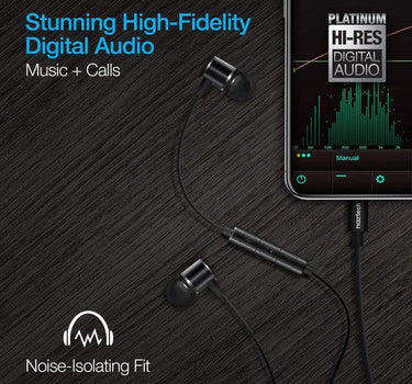 Naztech Platinum High Fidelity Lightning Earbuds
