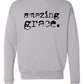 Amazing Grace Premium Crewneck Sweatshirt Graffic Sweatshirt Storm L 