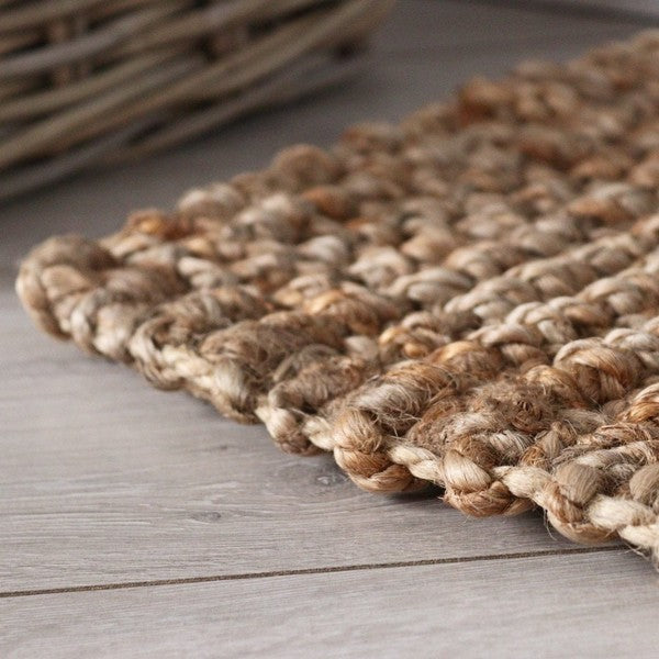 2x3 Feet Jute Hand-Woven Braided Door Mat Area Rug Jute Door Mat   