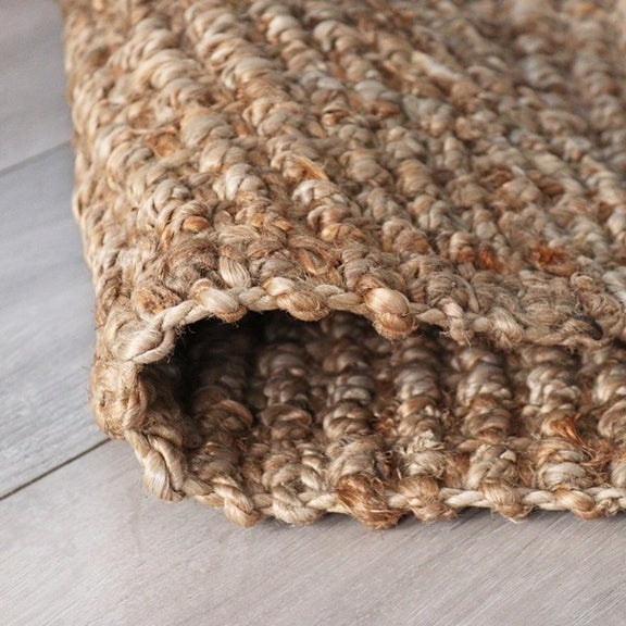 2x3 Feet Jute Hand-Woven Braided Door Mat Area Rug Jute Door Mat   