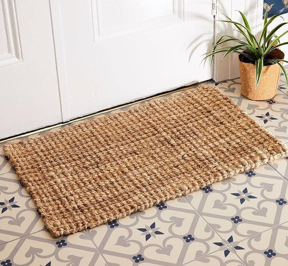 2x3 Feet Jute Hand-Woven Braided Door Mat Area Rug Jute Door Mat   