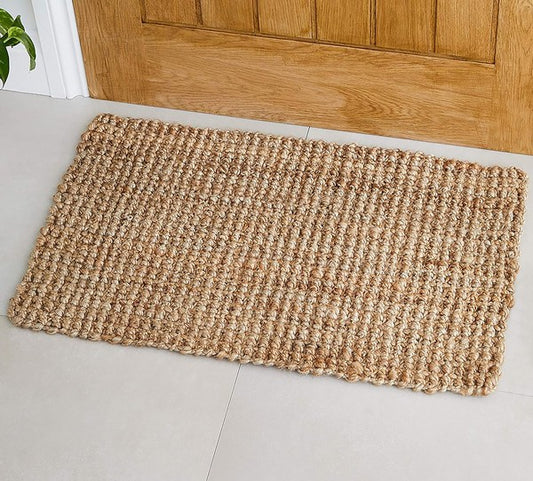 2x3 Feet Jute Hand-Woven Braided Door Mat Area Rug Jute Door Mat   