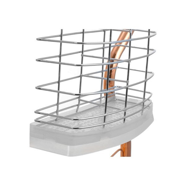 Better Chef 22 Inch 2-Level R-Shaped Dish Rack    