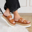 Monique Buckled Platform Shoes