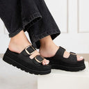 Monique Buckled Platform Shoes