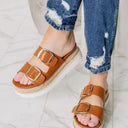 Monique Buckled Platform Shoes