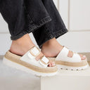 Monique Buckled Platform Shoes