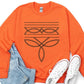 Western Boot Stitch Graphic Fleece Sweatshirts Boot Stitch Graphic Fleece Sweatshirt ORANGE S 