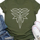 Western Boot Stitch Graphic T Shirts Boot Stitch Graphic Tee OLIVE S 