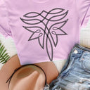 Western Boot Stitch Graphic T Shirts