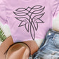 Western Boot Stitch Graphic T Shirts Boot Stitch Graphic Tee LILAC S 