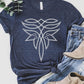 Western Boot Stitch Graphic T Shirts Boot Stitch Graphic Tee HEATHER NAVY S 