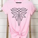 Western Boot Stitch Graphic T Shirts