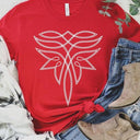 Western Boot Stitch Graphic T Shirts