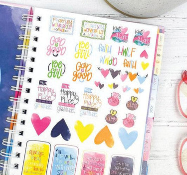 Faith-Based Gratitude Journal w Stickers 52-Week