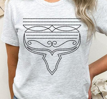 Western Boot Stitch Graphic Tee