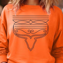 Western Boot Stitch Graphic Fleece Sweatshirts