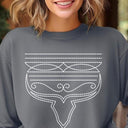 Western Boot Stitch Graphic Fleece Sweatshirts